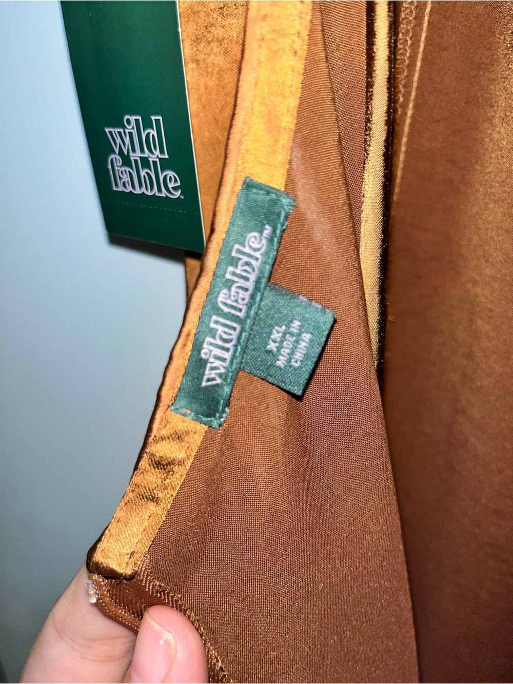 Wild Fable Women's Brown/bronze slip dress